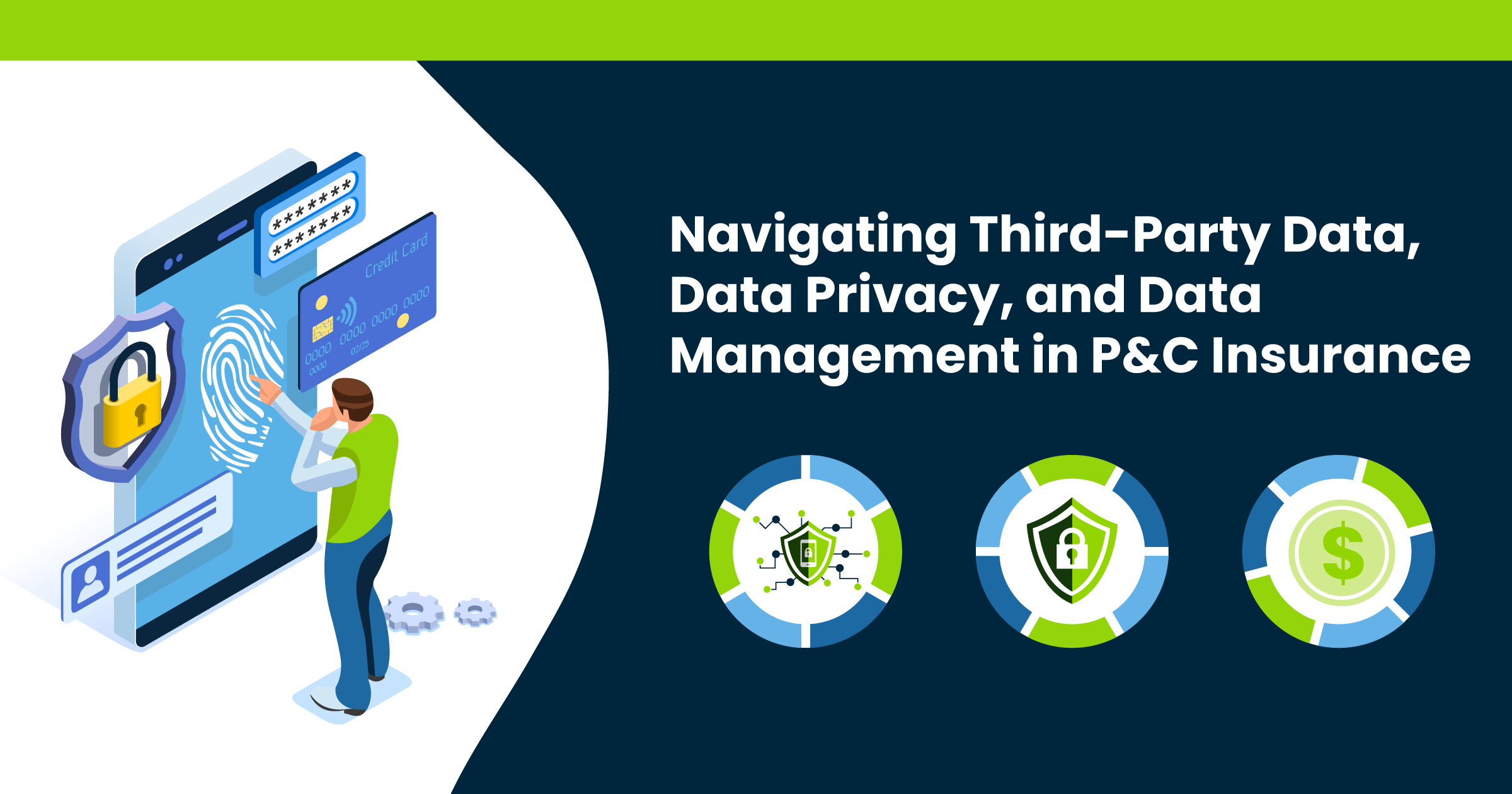 Navigating Third-Party Data, Data Privacy, and Data Management in P&C Insurance Illustration