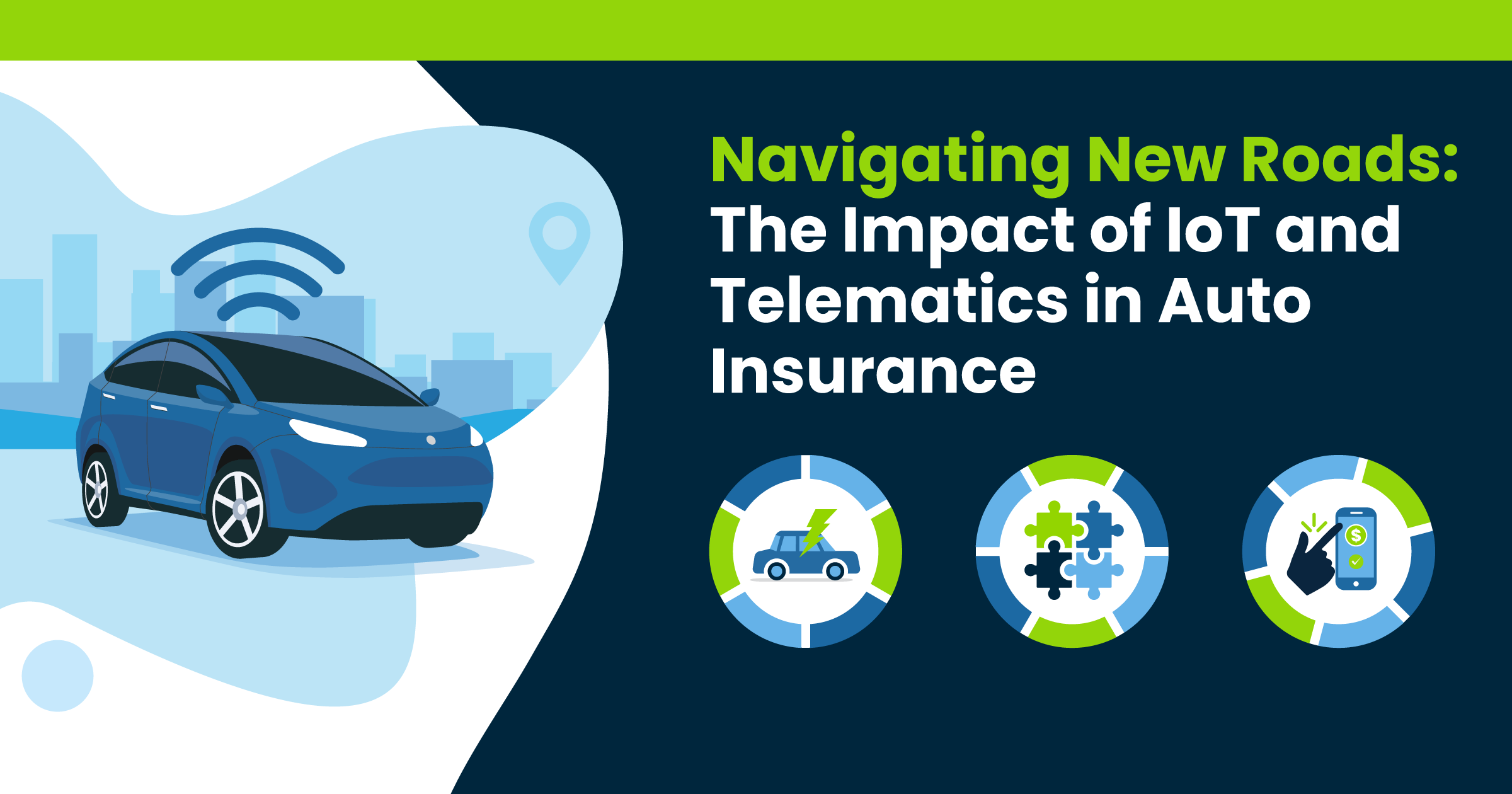 Navigating New Roads: The Impact of IoT and Telematics in Auto Insurance Illustration